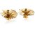 Two (2) Brass Leaf Design Diya, Decorative Oil Lamp for Diwali Decoration, puja Room