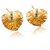 Two (2) Brass Leaf Design Diya, Decorative Oil Lamp for Diwali Decoration, puja Room
