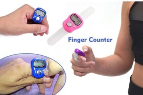 Digital Rotating Finger Counter for Prayer Jaap Mala Digital Tasbih Tasbeeh for Zikr, Meditation, Prayer, God Name Count