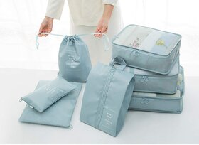 7 Pcs Set Packing Cubes Travel Organizer, Packing Cubes for Travel, Luggage Organizer Bags Travel Organizer Pouch, Trave