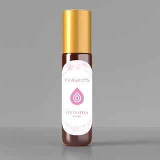                       Fragrens Lotus Leela Attar  Long Lasting Lotus Floral Perfume Oil Attar for Men  Women  Exotic Indian Fragrance(10ml)                                              