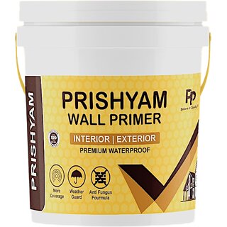 Prishyam Exterior Interior Wall Paint Primer, (20 Liters White) Prishyam Exterior Interior Wall Paint Primer, (20 Liters White)
