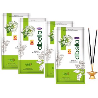 SPARSH AROMATICS Albella Agarbatti Handcrafted Multi Floral Incense Sticks with Soothing Natural Scents (Pack of 4x100g) SPARSH AROMATICS Albella Agarbatti Handcrafted Multi Floral Incense Sticks with Soothing Natural Scents (Pack of 4x100g)