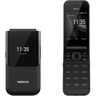                       (Refurbished) Nokia 2720 (Single SIM, 2.8 Inch Display) - Superb Condition, Like New                                              