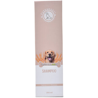                       PUPPARAAZI Oatmeal 5 in 1 Dog Shampoo 200 ML  Anti-Itch, Moisturizing  Nourishing Pet Wash pH Balanced for All Breeds                                              