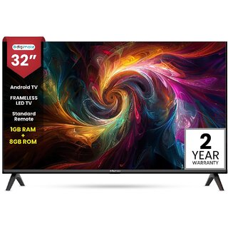 Digimate 32 inches HD Ready Android TV 2025 Edition Remote (DG-LED-3201-01, Black) 2 Year Warranty Digimate 32 inches HD Ready Android TV 2025 Edition Remote (DG-LED-3201-01, Black) 2 Year Warranty