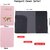 Quirk Passport Holder Cover, PU Leather Passport Cover Case Organiser with Wallet for Credit Card, Money, Boarding Passe