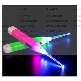                       Ear wax Remover with LED Flashlight Ear pick for Ear wax remover and cleaner, Set of 1                                              