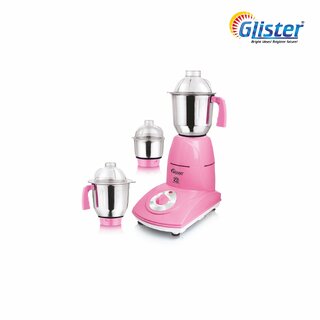 Glister Classic-650 Watt Regular Mixer Grinder with 3 Jars, 2 years warranty (Pink) Glister Classic-650 Watt Regular Mixer Grinder with 3 Jars, 2 years warranty (Pink)
