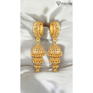                       Vivastri Elite Colorful Clip On Jhumki for Women and Girls [VIVA2670ERG]                                              