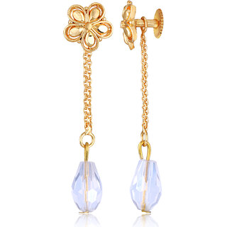                       Vivastri Daily wear Changeable Latkan Screw Back Stud Earring for Women and Girls [VIVA2693ERG]                                              