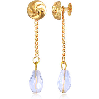                       Vivastri Daily wear Changeable Latkan Screw Back Stud Earring for Women and Girls [VIVA2697ERG]                                              