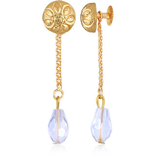                       Vivastri Daily wear Changeable Latkan Screw Back Stud Earring for Women and Girls [VIVA2699ERG]                                              