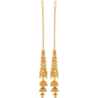                       Vivastri Elegant Twinkling Beautiful Kaanchain jhumki Earring for Women and Girls [VIVA2715ERG]                                              