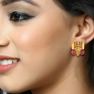                       Vivastri Sizzling Glittering stud Earring for Women and Girls [VIVA2724ERG]                                              