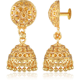                       Vivastri Elite Charming Screw Jhumka Earring for Women and Girls [VIVA2732ERG]                                              