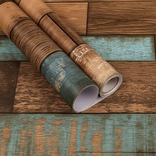                      Tiny Shiny Wood Brick Wallpaper for Wall and Home decoration for badroom Living Room                                              