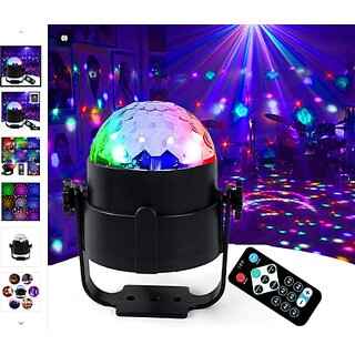                       Party Lights, DJ Stage Light Disco Ball Light USB Charging Party Stage Lamp Party Light for Home Bar Car Wedding Holiday                                              