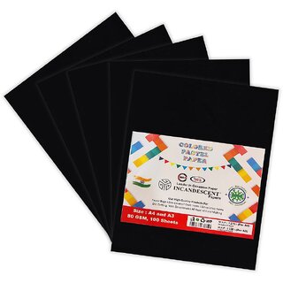                       A3 Colored Pastel Incandescent Paper 80 GSM  100 Sheets  Extra Large Craft  Decorative Paper for Posters  Projects                                              