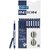 WildProducts - Inxon Blue Ball Pen - 0.7mm - Soft Rubberized Grip - Pack of 10 Blue Ballpens