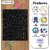 Premium Foam Glitter Sheets A3 Size  2mm Thick, 10 Sheets Multi-Color Sparkle Foam Paper