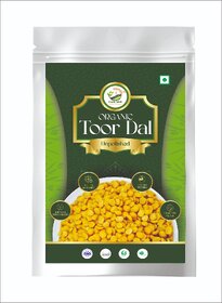 Simply Jaivik Unpolished Tur Dal (Arhar Dal)  Rich in Protein  Fiber, Naturally Sun-Dried, No Polishing (2kg)