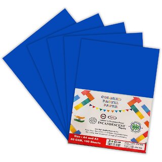 A4 Colored Pastel Incandescent Paper 80 GSM 100 Sheets Premium Quality Craft Decorative Paper for School Projects A4 Colored Pastel Incandescent Paper 80 GSM 100 Sheets Premium Quality Craft Decorative Paper for School Projects