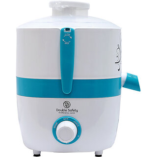                       Double Safety Juicer 500 Watts 500 W Juicer(Los Angeles Juicer | Blue)                                              