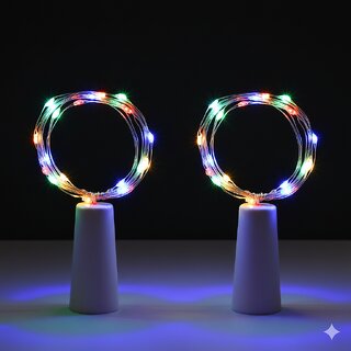 Decorative LED Fairy String Lights with Stand Multicolor Festival Home Dcor Lights for Diwali, Party, Bedroom pack-2 Decorative LED Fairy String Lights with Stand Multicolor Festival Home Dcor Lights for Diwali, Party, Bedroom pack-2