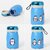 Penguin-Shaped Portable Water Bottle - Cute Multi-Color Glass & Plastic Mini Bottle for Hot & Cold Drinks