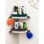 360 Degree Rotating Bathroom Corner Shelf,Kitchen,Plastic Multipurpose Wall Mount Bathroom Corner Shelf and Rack.