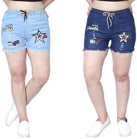 Fashion Girls Denim Short Pack of 2