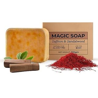                       Magical Radiance Exfoliating Soap  Brightening  Tan Removal Bar for Soft, Even-Toned Skin                                              