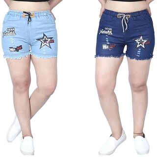 Fashion Girls Denim Short Pack of 2