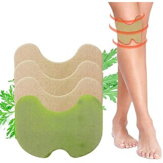                       10 pcs of Herbal Knee Plaster Sticker Pain Relief and Patches Joint Knee Relief Patches Kit Natural Wormwood Extract Sti                                              