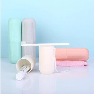 Compact Toothbrush  Toothpaste Travel Accessory