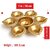Set of 6 Golden Diya Metal Urli Bowl for Diwali & Festive Decor with Floating Candles & Flowers