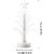 Fibre Optic Christmas Tree, LED Colour-Changing Mini Tree with Star Topper, 12 cm Height, Battery Powered Table Dcor
