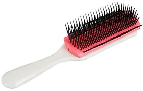 Professional Hair Styling Comb Set: Tail Comb, Nine-Row Comb, Rib Comb for Effortless Styling and Grooming (Black Handle White Teeth Comb)