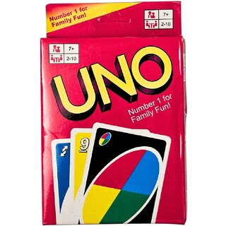                       Uno - Playing Card Game (for 7 years  above) - Set of 108 Cards with Instructions                                              
