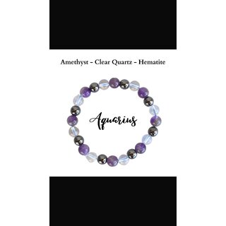                      Aquarius - Zodiac Power for Money Sucesss and Protection , Bracelets (Multi)                                              