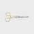 Gold Handle Needle Holder Scissors Dual-Use Multi-Functional Forceps with Inlaid Grips (12.5cm Golden Handle Needle Holder)