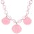 Cartoon Barbie Princess Pink Shell Necklace & Earring Set - Trendy, Unique Accessories for Women (Set)