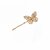 Elegant 3D Metal Butterfly Hair Clips for Women - French Style Hair Accessories for Braids & Updos (Large Gold Butterfly One)