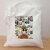 Friends TV Show Tote Bag - Large Canvas Shopper with Classic Print for Everyday Use (C1 No inner pocket no zipper)