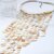 Boho Layered Seashell Tassel Necklace Handmade Beach Vacation Jewelry for Women, Simple & Stylish Ocean-Inspired Design (White)