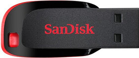 SanDisk Cruze Blade SDCZ50 64 GB Pen Drive Compatible with Desktop Computer, Laptop, Television USB 2.0 Plastic Case(Red, Black)