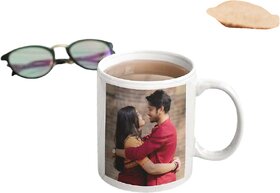 Personalized Ceramic Photo Mug - Ideal Gift for Couples