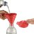 Multicolor Silicone Funnel - Kitchen Liquid & Powder Transfer Tool (Pack of 1)