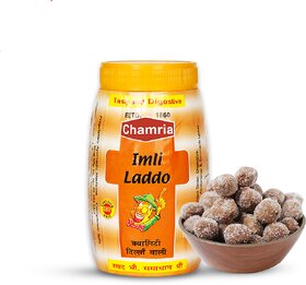 (Pack of 1) Chamria Imli Laddu  Khatta Meetha Digestive Candy Tamarind Goli for Gas  Indigestion Relief - 100g